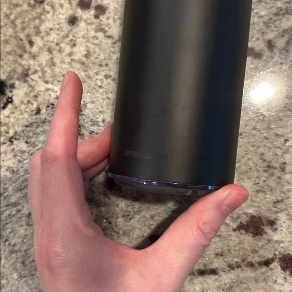 SimpleHuman Matte Black Soap Dispenser - Picture 3 of 5